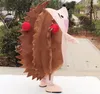 Traje de mascote de hedgehog de halloween