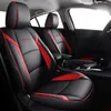 Anpassade bilstolskydd för Mazda 3 Cars Protector Cover High Quality Leather Automobiles Luxury Non-Slip Auto Accessories332p