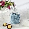 Drawstring Velvet Rabbit ear 12*15CM Robbin Gift Wrap Bags With Gauze Jewelry Velvet Pouches Christmas Decor Wedding Favor