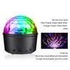 USA Zdjęcie Bluetooth + Głośnik Party Light Efekty LED 9 W Magiczny Projektor Piłka Stage Lights Strobe Club Oświetlenie Mini ze zdalnym połączeniem do dekoracji