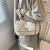 쇼핑백 Bolso Cruzado de Piel Sinttica Con Solapa Para Mujer, Bandolera Pequea Cana Lujo, 방황, Marca Moda, Invierno, 2021 220304