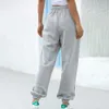 Jogoo Julee Mulheres Casual Sólido Harajuku Corredores Largamente Perna Sweatpants Plus Size Calças Coreano Cintura Alta Solta Calças Streetwear 210619