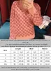 女性長袖セーター女性Vネックニットクレダガンコート幾何学的トップレディTシャツ高品質セーター秋トレンディな屋外ストリートウェア