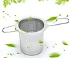 304 Stainless Steel Tea Infuser Strainer Creative Filter Folding Handle Reusable Metal