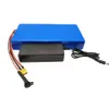 Bateria elétrica personalizada do skate 12s 44.4V 12ah 14ah escutter bateria de lítio com carregador 50.4v 2a