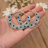 Go2boho hoop örhängen för kvinnor handgjorda pärlor vävda örhängen smycken miyuki öron ringar gåva rostfritt stål pendientes accessorie