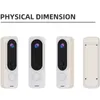 Mini WiFi Kablosuz Video İntercom Doorbell HD 1080P Kamera Su Geçirmez Akıllı Kapı Çanı Ev Güvenliği Destekler PIR Gündüz/Gece Modu H2 H3 Kapı Zilleri