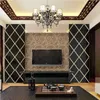 Wall Stickers 3D Diamond Decorative Mirror Sticker DIY Home Decoration TV Background Room Decor Decals Acrylic Surface