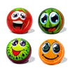 Fruit Face PU Foam Ball Kindergarten Baby Toy Balls Anti Stress Ball Squeeze Toys Stress Relief Decompression Toys Anxiety Reliever