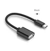 USB-C Adapter Man till USB3.0 USB2.0 Kvinna AF Metal Converter Type-C Data Sync OTG Cable för Samsung Xiaomi Huawei