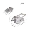 Cutting Machine French Fries Value Stainless Steel Does Not Use Home Potato Slicer Cucumber 210423