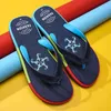 Тапочки Chanclas de Hombre Щипцы La Mode Plele Hommes Design Color Diapitives de Plage en Plein Air Pantoufles Doucs et Confortables 220308