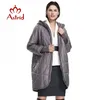 Veste d'hiver femmes fermeture éclair à capuche grande taille femme veste manteau automne 5XL vêtements solide chaud parka vêtements AM-2075 210918