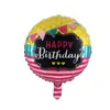 Hurtownie 18 cali Balony Urodziny 50 sztuk / partia Aluminiowa Folia Balony Urodziny Dekoracje Dekoracje Wielu wzorów mieszanych