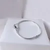 Women 925 Sterling Silver Charm Bracelets DIY Fit Original Pandora Charms Beads Hearts Snake Chain Bracelet Ladies Birthday Engagement Gift With Box