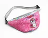 Luxurys Designers Bags Children's Unicorn Print Sequin Cartoon Taistbag Little Girl Sports Sac à poitrine mignon Sac à main Single Sac à main portefeuille