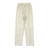 Mäns High Street Big Pocket Drawstring Pants Oavsett Patchwork Grå Lösa Byxor Vandring Regelbunden Fit Superior Casual Pant