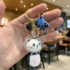 2021 Creative Space Anime Keychain Fashion Car Bag Pendant Keychain Trend Animal Astronaut Keychain Couple Gift Accessories Cute G1019