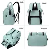 Backpack Bag HBP Mackpack estilo nova mulher multifuncional ombro à prova d'água de grande capacidade Mama Bag Baby trocando fralda 220723