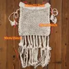 Women's Swimwear 2022 Summer Women Handmade Crochet Tassel Skirt Bikini Cover Up Female Sexy Long Fringe Swimsuit Cover-Ups Beach Dress