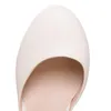 Elbise Ayakkabı Yaz Yüksek Topuklu Kadın D'Orsay Pompalar Düşük Topuk Stiletto Kadın Düğün Küçük Artı Boyutu 32 33 - 40 41 42 43