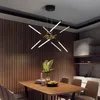 Lâmpadas de pingente de LED para sala de estar sala de jantar mesa de mesa de escritório de escritório apartamentos interiores decorativas