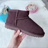 أحذية القطن الفراء للسيدات حقيقية من جلد الغزال الأصلي من جلد الكاحل أحذية حذاء ميني حذاء الحذاء