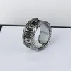 Stainless Steel snake Band Rings for Women Men jewelry Hip pop Silver Ring with box8439305