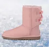 Dames laarzen korte mini Australia klassieke knie mannen winter sneeuwschoenen ontwerper