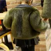 Neuheiten Kinder Mädchen Faux Pelzmantel Nachahmung Fuchs Künstliche Pelz Jacke Hohe Qualität pelz Winter Kinder Baby Mädchen Outwear