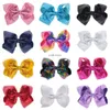 Bow Knot Glitter Paillette Hair Clip Barrettes Baby Children Bobby Pin Hairpin Hairs Dress Fashion Jewelry