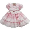 Baby Girl Spanish Lolita Princess Dresses For Toddler Children Summer Lace Turkey Vintage Kids Birthday Party 210615