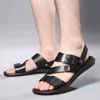 Estate 2022 moda maschile premium pelle morbida comodi sandali traspiranti abbigliamento formale da spiaggia