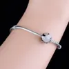 Fit Original Pandora Charm Bracelet Real 925 Silver Black Baby Penguin Gold Color Foot Bead For Making Berloque227y