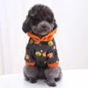 Chien Vêtements Chiens Halloween Citrouille Costume Chiot Chat Vêtements Pet Cosplay Costumes pour Fête De Vacances Chaton Hiver Chaud Tenues À Capuche Vêtements A91