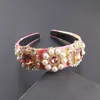 Moda Crystal Hairband Bohemia Rhinestone Barokowa opaska Heat Hoop Zespoły dla kobiet Wesele Akcesoria do włosów