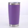 Gobelet de peinture en aérosol en acier inoxydable de tasse de voiture de 20 oz gobelets d'eau maigres de tasse de café portative extérieure