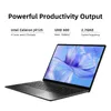 GemiBook Pro 14-Zoll-Laptop mit 2K-Bildschirm, 8 GB RAM, 256 GB SSD, Intel Celeron Quad Core Windows 10-Computer mit Tastatur mit Hintergrundbeleuchtung