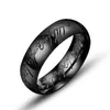 7mm Stainless Steel Band Ring High Polished Simple Lord Biker Rings for men women