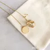 Luxe hanger ketting bloem armband mode voor man vrouw zilver gouden kettingen armbanden zeer kwaliteit vrouwen feest bruiloft Lov199s