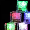 Mini LED Party Lights Square Color Changing LED ice cubes Glowing Ice Cubes Blinking Flashing Novelty Party Supply 298 R26742159