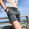 Summer Solid Solid Mens Shorts Męskie spodenki plażowe bawełniane szorstkie spodenki męskie szorty homm marka odzież krótka masculino 3xlm 210322