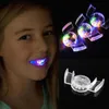 Partijdecoratie Halloween Glow LED Tanden Knipperen Lichte Mond Braces Stuk voor Rave Supplies