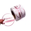 卸売カスタム印刷防水ステッカー接着剤パッケージングラベル用の透明な透明なステッカー