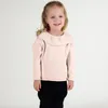 Toddlers Baby Girls Lotus Leaf Collar Sweater Brand Cotton Cute Child Primer Shirt Knitted Girl Clothing 210521