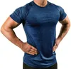 240 Men spring sporting top jerseys Tee Shirts Summer Short Sleeve Fitness Tshirt Cotton Mens Clothing Sports T Shirt