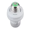 2PCS E27 Lamphållareuttag med PIR-rörelsesensor Ampoule LED Light Base AC100-240V Intelligent lampor Bulb switch