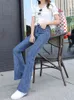 Dames jeans flard jeans hoge taille moeder vrouw trouse Jean Jean vrouwen kledingbroeken ongedefinieerde broek traf grunge 210322