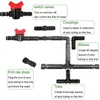 Watering Equipments Irrigation Fittings Kit Barbed Connectors For 34 Piec Water Hose Connector