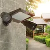 BRELONG BR-0138 76 LED Outdoor Solar Garden Light Body Induction Waterproof Double Head Wall Light